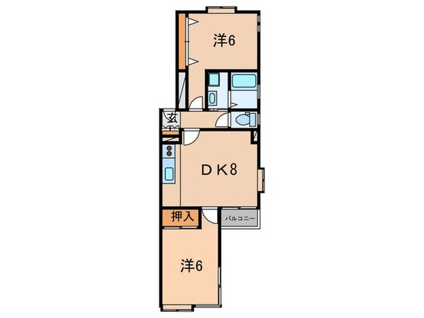 グレ－スヒル甲子園の物件間取画像